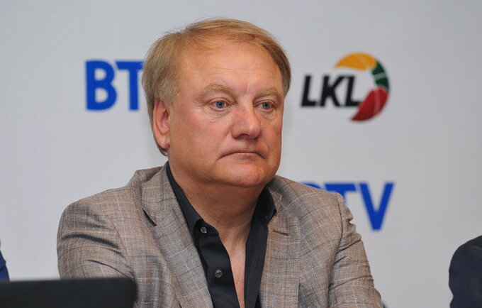 R.Milašius teigė, kad didžiausia LKL bėda yra tai, jog jauni žaidėjai išvyksta į užsienį (Fotodiena.lt)