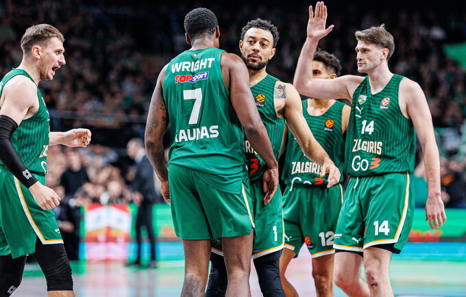 „Žalgiris“ pirmą ratą baigė aštuntas (BNS nuotr.)