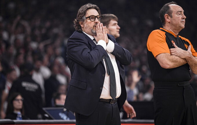 A.Trinchieri liko patenkintas rungtynėmis Belgrade (Žalgirio nuotr.)
