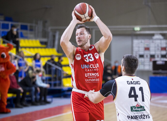 R.Gustys žaidžia trečioje LKL komandoje (LKL nuotr.)