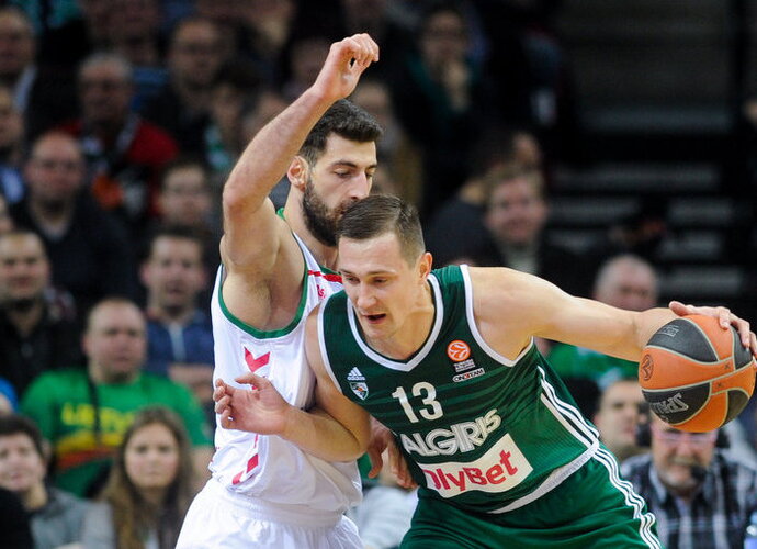 „Žalgiris“ su P.Jankūnu priešakyje buvo vienas daugiausiai priklausomų nuo vietinių žaidėjų (Fotodiena.lt)