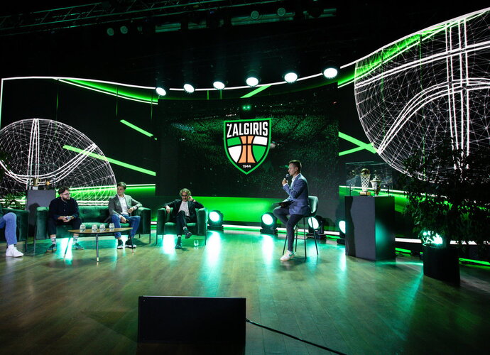 „Žalgiris“ pristatė naują įvaizdį (BNS nuotr.)
