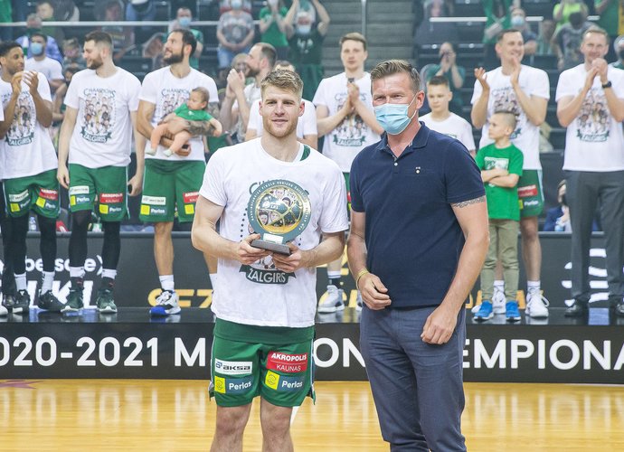 Th.Walkupas sezoną baigė kaip MVP (BNS nuotr.)