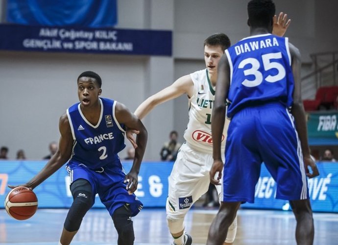 Lietuviams puikiai pažįstamas F,Ntilikina gali tapti NBA žvaigžde (FIBA Europe nuotr.)