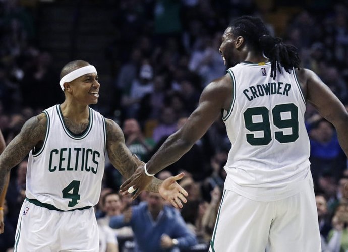 I.Thomasas nutiesė „Celtics“ kelią laimėjimo link (Scanpix nuotr.)