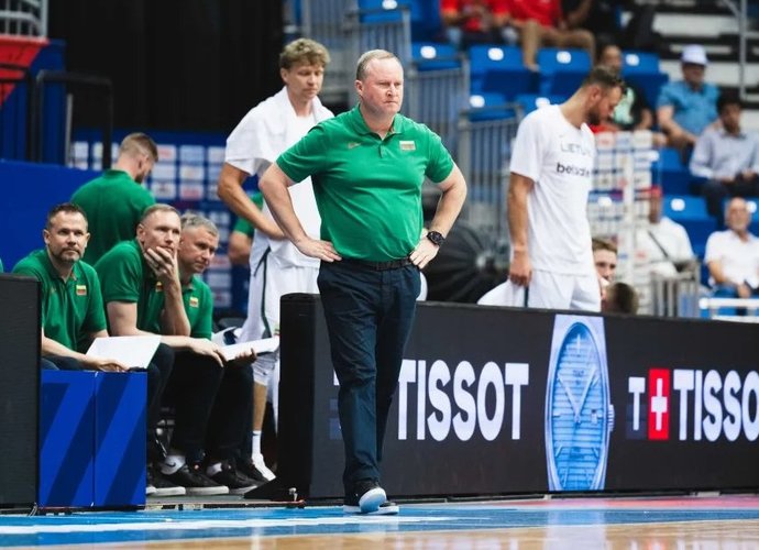 K.Maksvytis kalbėjo apie būsimą mačą (FIBA nuotr.)