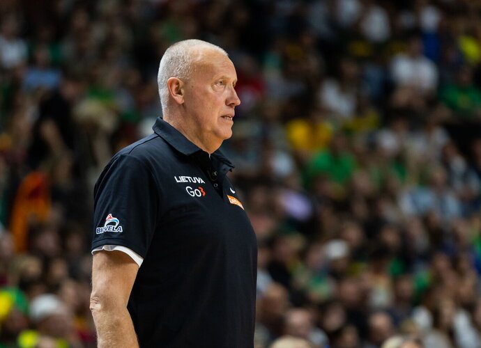 R.Kurtinaitis žaidėjams priekaištų neturėjo (BNS nuotr.)
