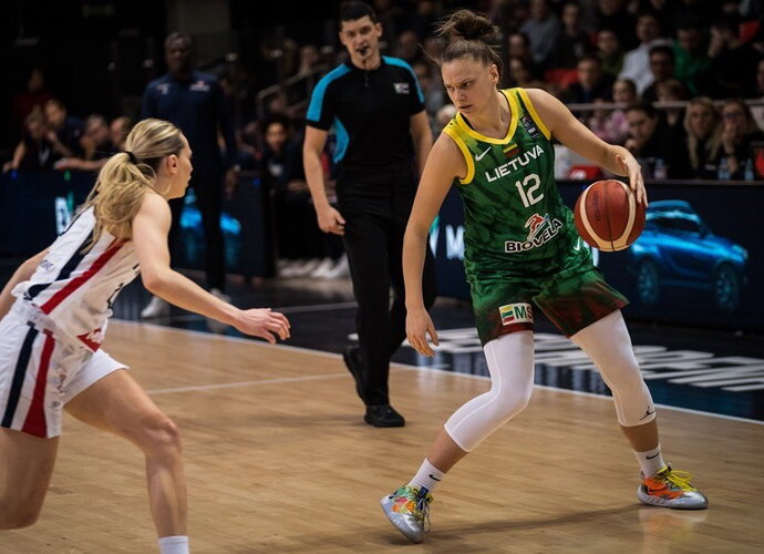 L.Juškaitė apžvelgė būsimas varžoves (FIBA Europe nuotr.)