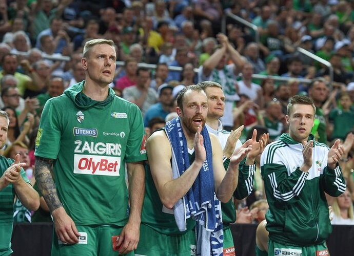 „Žalgiris“ serijoje pirmauja 1:0, tačiau šaldyti šampano dar nederėtų (Fotodiena.lt)