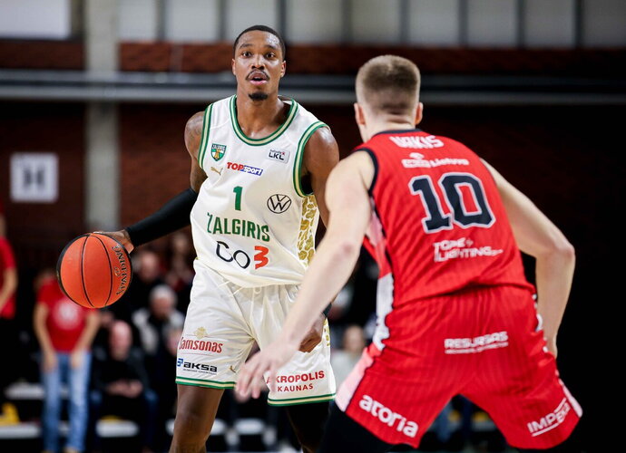 „Žalgiris“ vargo iki pat pabaigos (Foto: Lukas Šeputis)