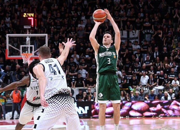 A.Juškevičius metė aštuonis tolimus metimus (FIBA Europe nuotr.)