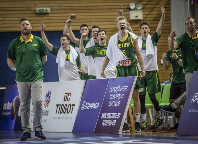 Senegalo ekipa buvo patiesta trečiame kėlinyje (FIBA nuotr.)
