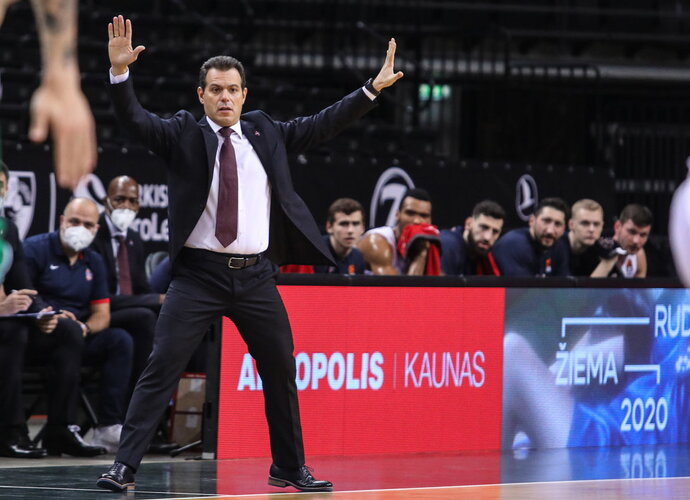 D.Itoudis užsiminė apie situaciją su CSKA (BNS nuotr.)
