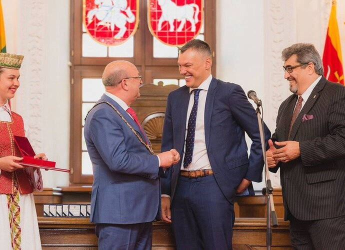 Š.Jasikevičius buvo pagerbtas Kaune