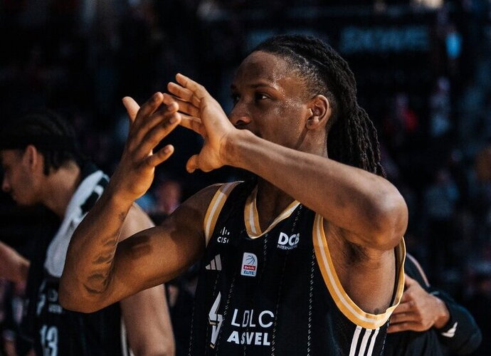 M.Ajinca vedė ASVEL į priekį
