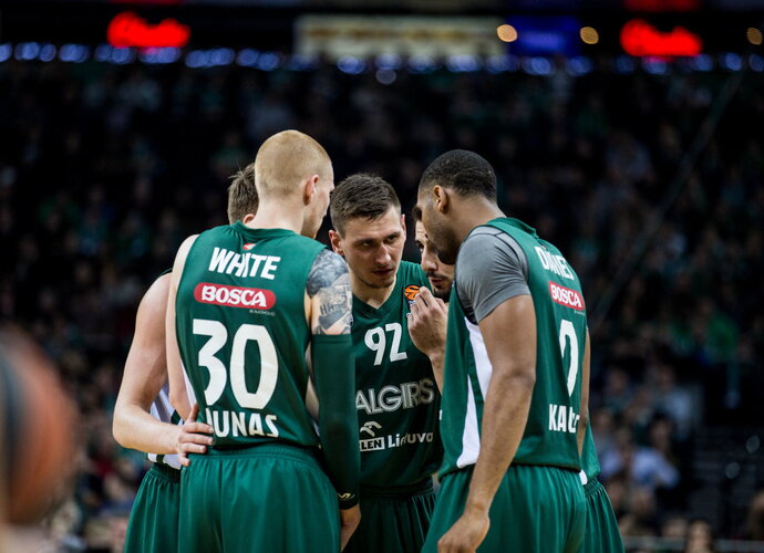 „Žalgiris“ Eurolygoje liko su trimis laimėjimais (BNS nuotr.)