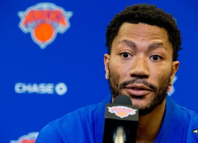 D.Rose'as dabar gins Niujorko ekipos garbę (Scanpix nuotr.)