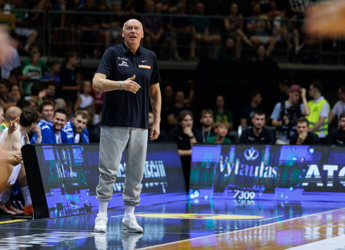 R.Kurtinaitis po pralaimėjimo nepanikavo (BNS nuotr.)