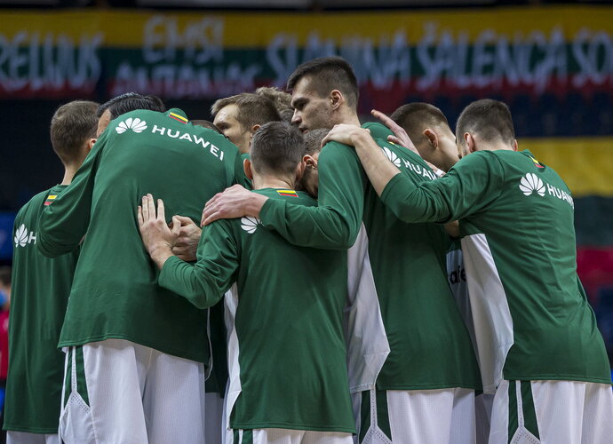 Lietuvos rinktinė yra 8-a pasaulyje ir 5-a Europoje (BNS nuotr.)