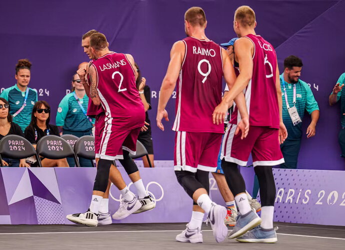 Latvija žygiuoja be nesėkmių (FIBA nuotr.)