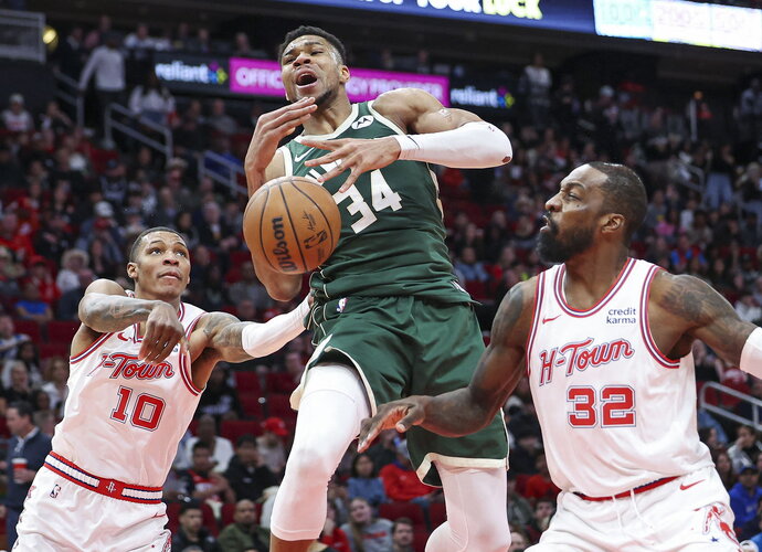 G.Antetokounmpo pelnė 48 taškus (Scanpix nuotr.)