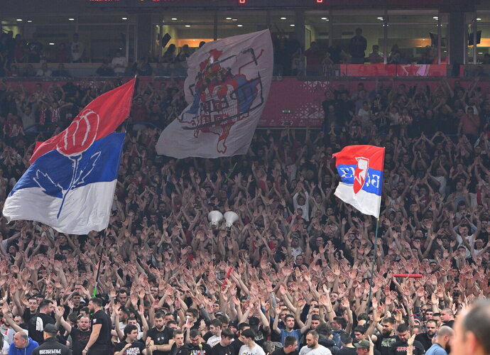 „Crvena Zvezda“ sulaukė baudos (Scanpix nuotr.)