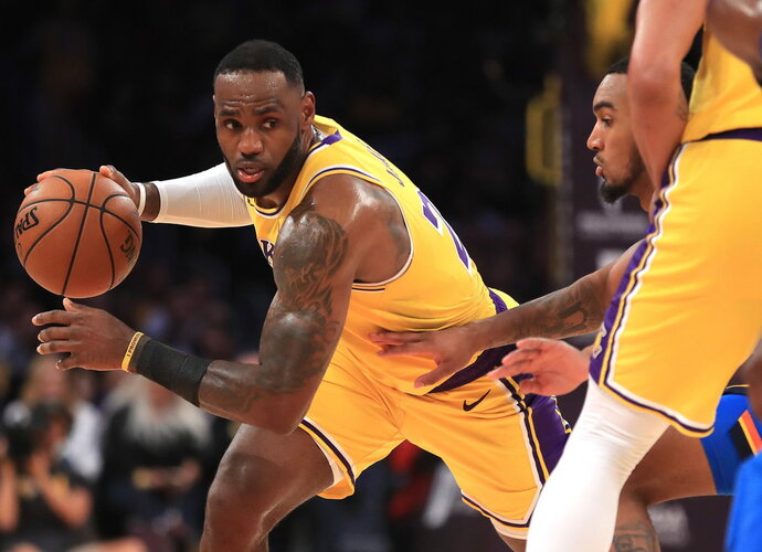 L.Jamesas pateko į NBA istoriją (Scanpix nuotr.)