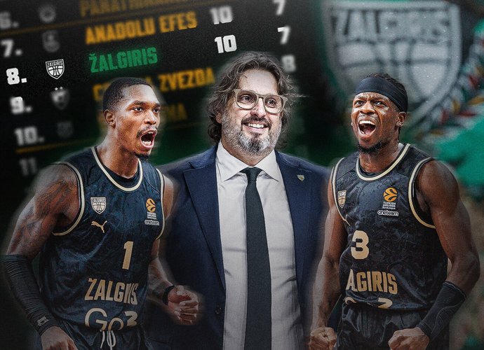 „Žalgiris“ pradeda antrąjį reguliaraus sezono ratą (Krepsinis.net nuotr.)