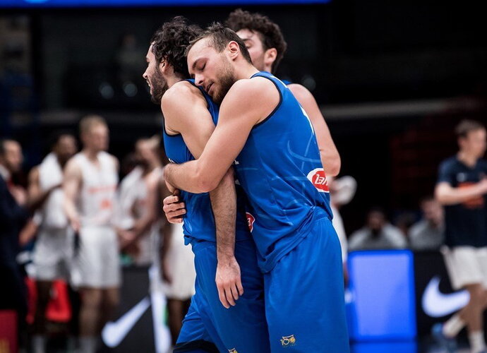 Italijos rinktinė laimėjo (FIBA nuotr.)