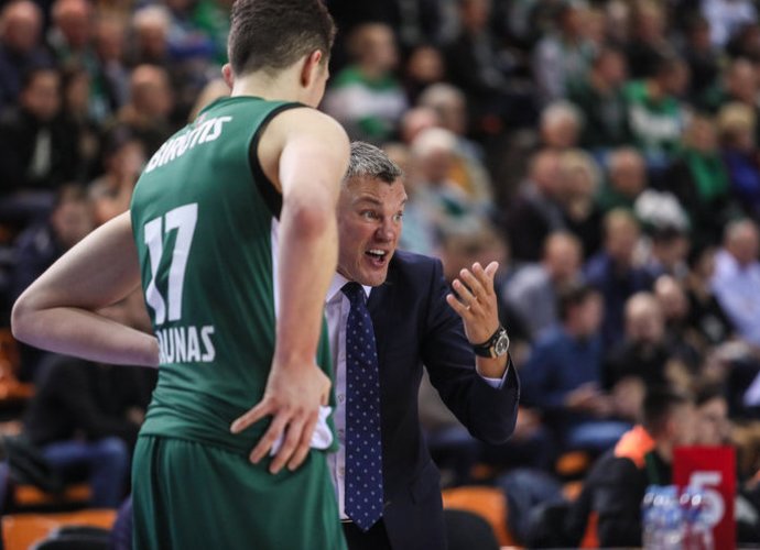 Š.Jasikevičius dalijosi mintimis apie mačą (BNS nuotr.)