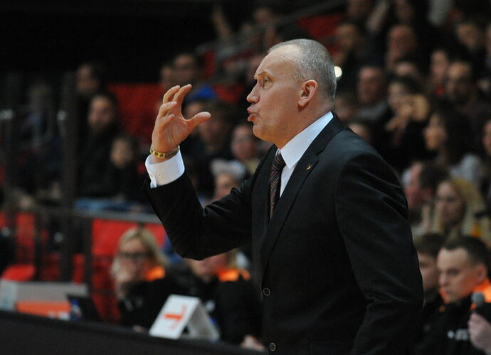 R.Kurtinaitis tikisi daug energijos iš jaunųjų „Lietuvos ryto“ sistemos krepšininkų (Rokas Lukoševičius, Fotodiena.lt)
