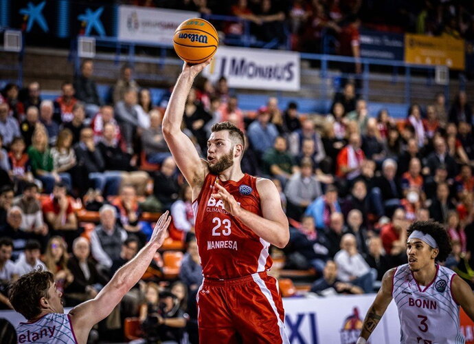 M.Gebenas net ir nežibėdamas buvo tarp geriausių komandoje (FIBA Europe nuotr.)