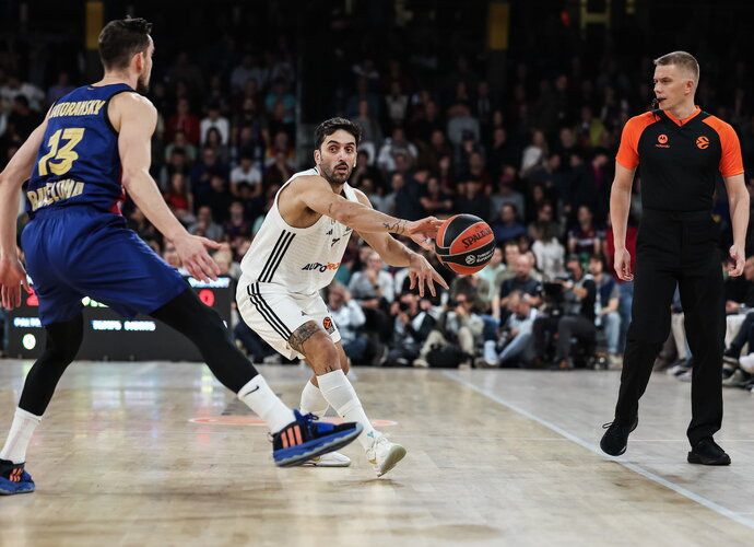 F.Campazzo užfiksavo dvigubą dublį (Scanpix nuotr.)