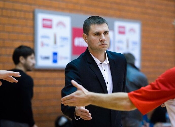 V.Sirvydis pasigedo komandos kovingumo (Vido Venslovaičio nuotr.)