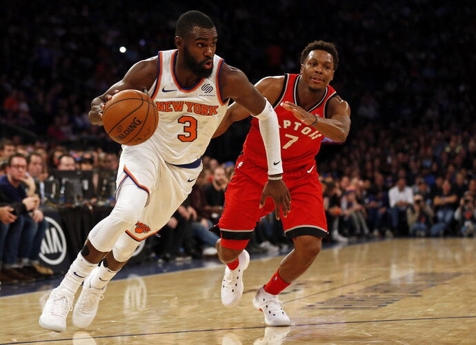 T.Hardaway'us „Knicks“ ekipoje demonstruoja puikų žaidimą (Scanpix nuotr.)