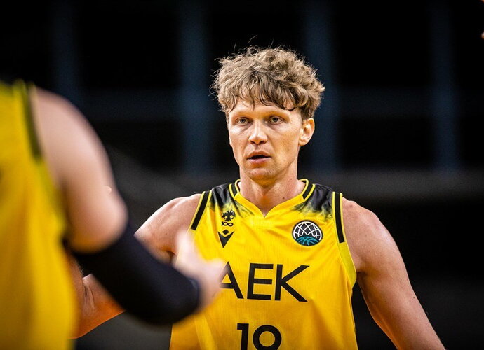 M.Kuzminskas išlieka tarp AEK lyderių (FIBA Europe nuotr.)
