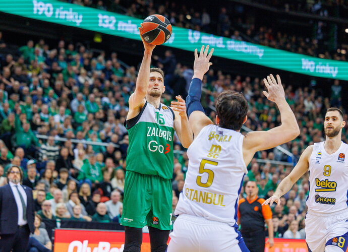 „Žalgiris“ situaciją kontroliavo nuo mačo pradžios (BNS nuotr.)