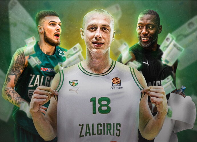A.Smailagičius „Žalgiryje“ uždirba daugiausiai (www.zalgiris.lt nuotr.)