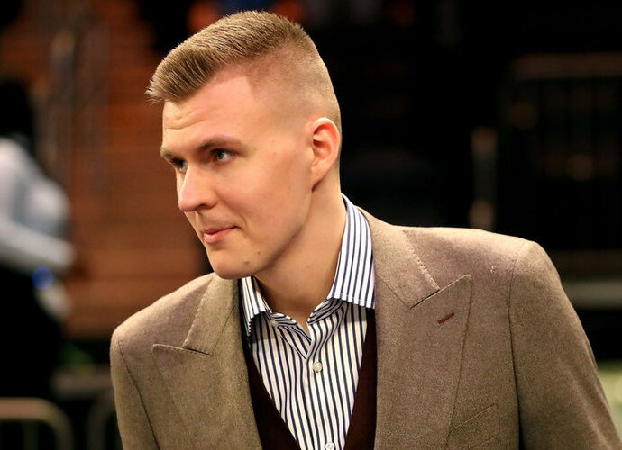 K.Porzingis kaltinamas išprievartavimu (Scanpix nuotr.)