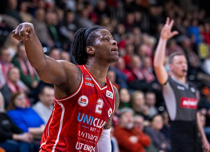 L.Thorpe'as sužaidė puikias rungtynes („Betsafe-LKL“ nuotr.)