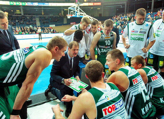 Skautas portalui Krepsinis.net kalbėjo apie „Žalgirio“ žaidimą (Foto: Augustas Didžgalvis)