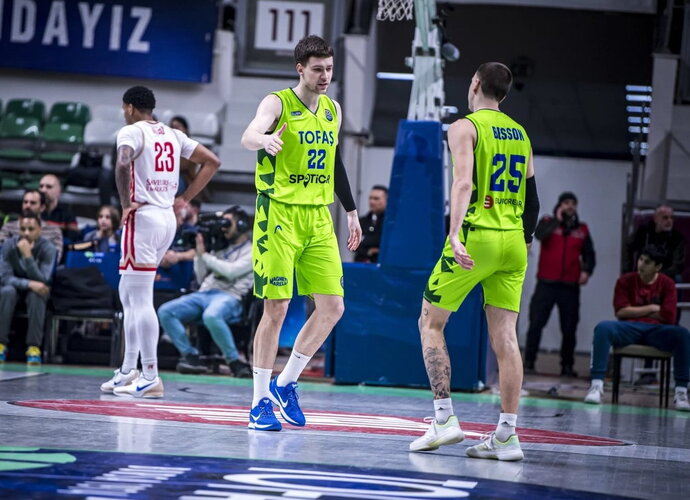 M.Blaževičius liko be pergalės (FIBA Europe nuotr.)