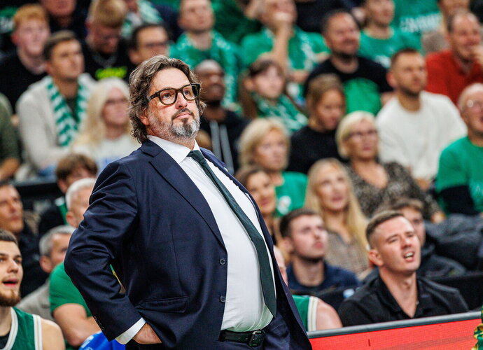A.Trinchieri apžvelgė pergalę prieš „Maccabi“ (BNS nuotr.)