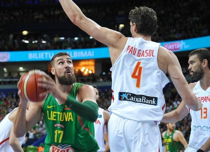 J.Valančiūnas ir P.Gasolis – tik 2 iš 31 NBA žaidėjo Europos čempionate(Rokas Lukoševičius, Fotodiena.lt)