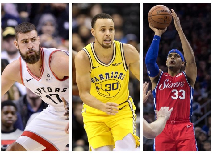 „Warriors“ ir „76ers“ yra pretendentai į titulą, o apie J.Valančiūną to paties pasakyti nebegalima (Scanpix nuotr.)