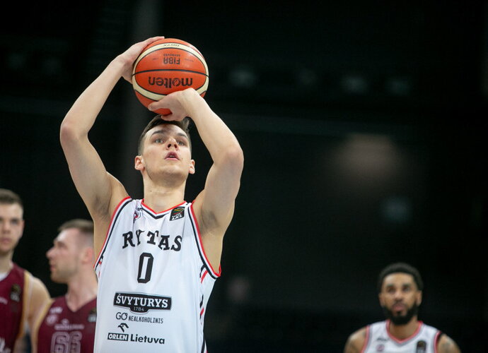D.Sirvydis pataikė keturis tritaškius (BNS nuotr.)