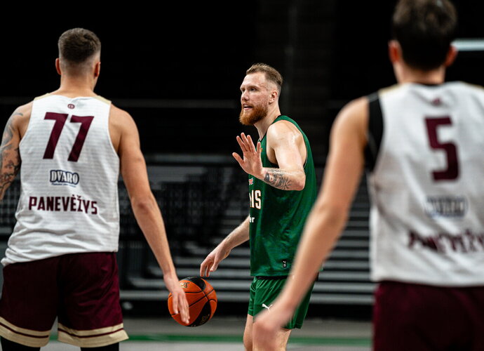 I.Brazdeikis tęsia pasirengimą sezonui (Roko Snarskio, Žalgiris.lt nuotr.)