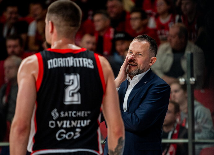 G.Žibėnas pasitinka pirmąją dvikovą Čempionų lygoje („Betsafe-LKL“ nuotr.)