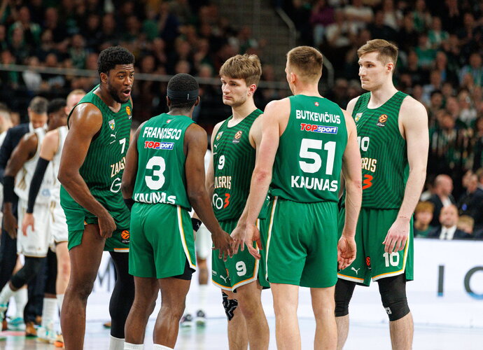 „Žalgiris“ užimti 5–7 vietas (BNS nuotr.)