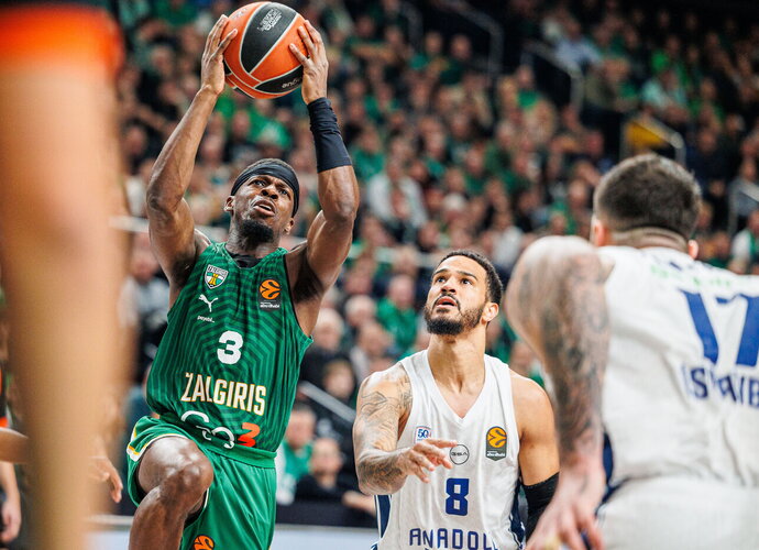 „Žalgiris“ liko be pergalės (BNS nuotr.)